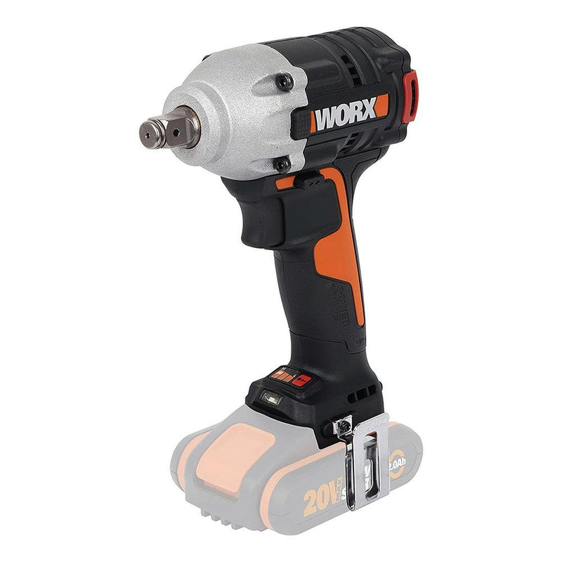 WORX WX272.9 20Volt 300Nm Fırçasız Peşəkar Zərbə Açarı (Batareya Daxil deyil)