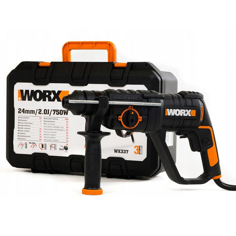 WORX WX337 750Watt 2.0J Professional SDS-Plus Çəkic/Qazma