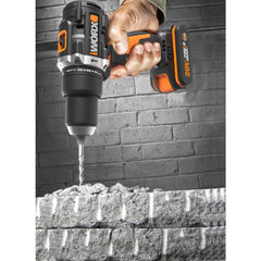 WORX WX352.9 20Volt Kömürsüz Profesyonel Şarjlı Darbeli Matkap (Akü Dahil Değildir) - Onivias