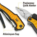 WORX WX354.4CK 20Volt/4.0Ah Li-ion Çift Akülü Kömürsüz Profesyonel Şarjlı Darbeli Matkap + DA980045 9 Çok Fonksiyonlu 27CM Çelik Kamp Çakısı