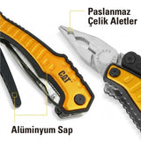 WORX WX354.4CK 20Volt/4.0Ah Li-ion Çift Akülü Kömürsüz Profesyonel Şarjlı Darbeli Matkap + DA980045 9 Çok Fonksiyonlu 27CM Çelik Kamp Çakısı