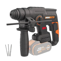 WORX WX381.9 20Volt 2J Profesyonel SDS - Plus Pnömatik Kırıcı/Delici + 3 Parça Delme Ucu (Akü Dahil Değildir) - Onivias