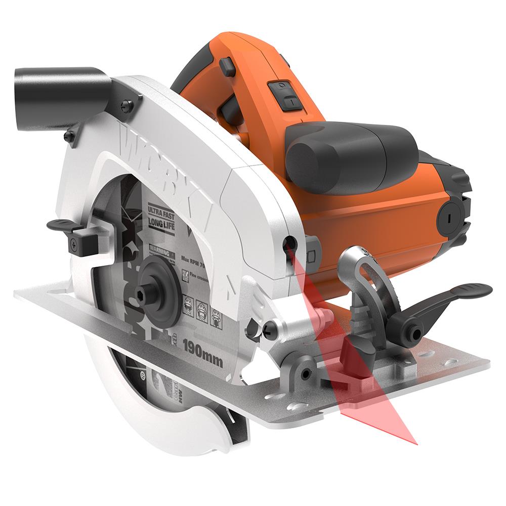 WORX WX445 1600Watt 190mm Profesyonel Lazerli Daire Testere - Onivias