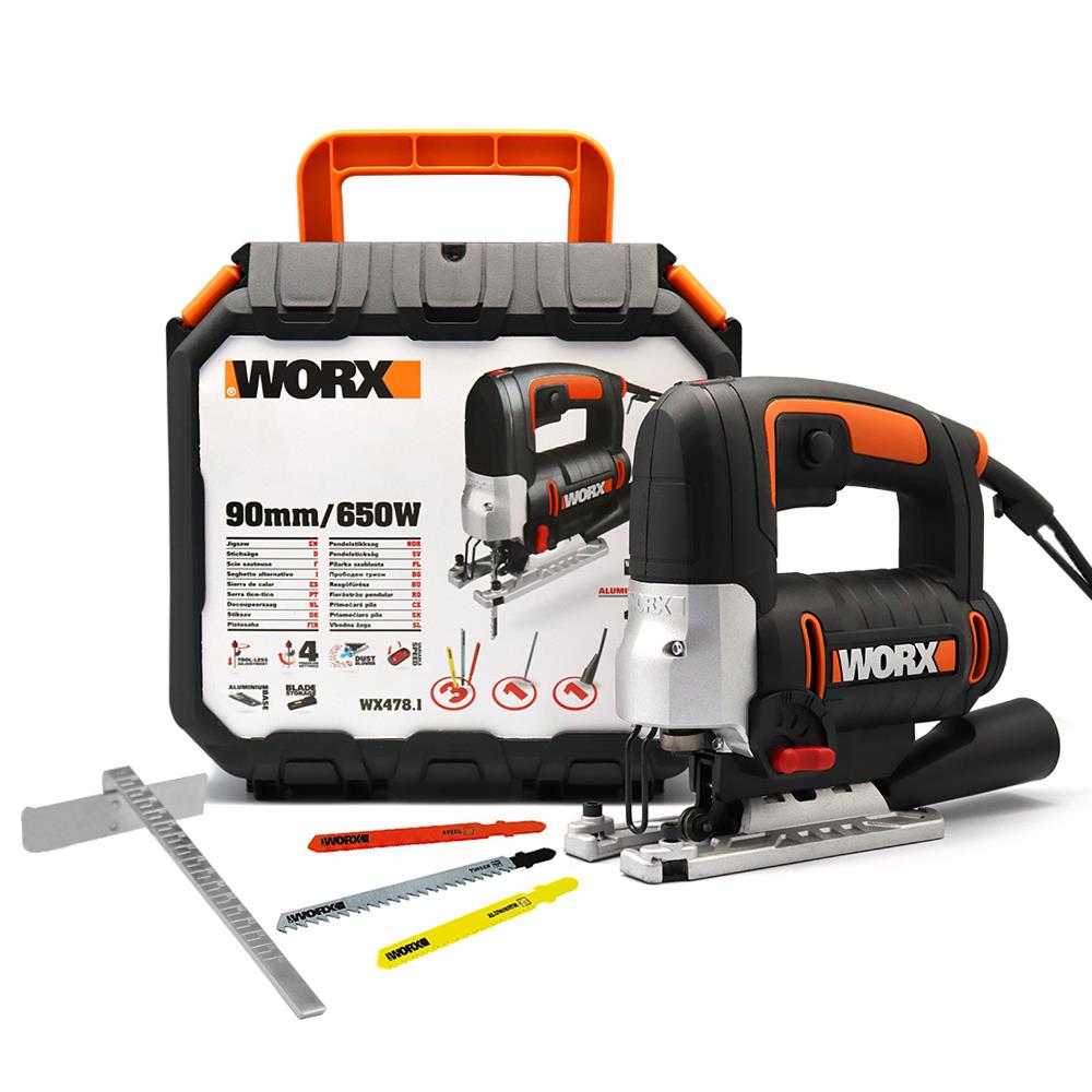 WORX WX478.1 650Watt Profesyonel Devir Ayarlı Dekupaj Testere - Onivias
