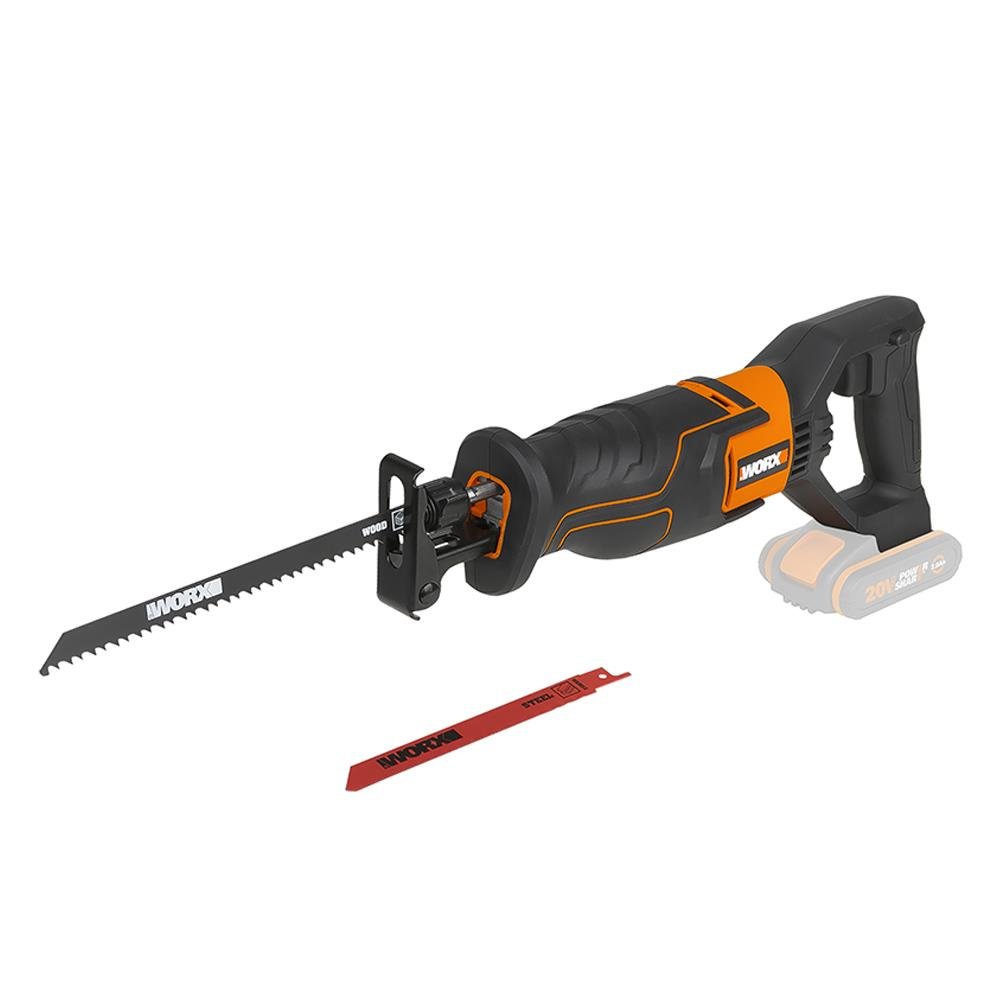 WORX WX500.9 20Volt Profesyonel Tilki Kuyruğu Testere (Akü Dahil Değildir) - Onivias