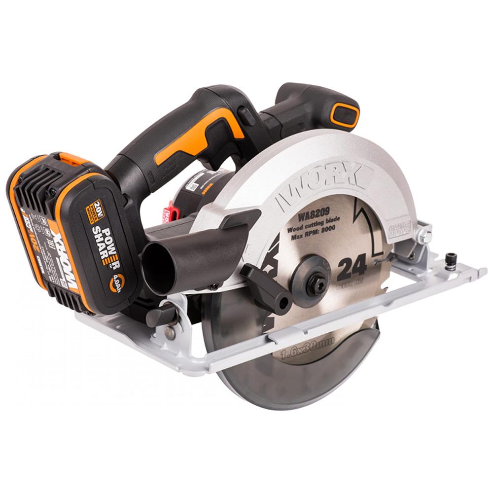 WORX WX520 20Volt 4.0Ah. Li - ion Kömürsüz Profesyonel Daire Testere - Onivias