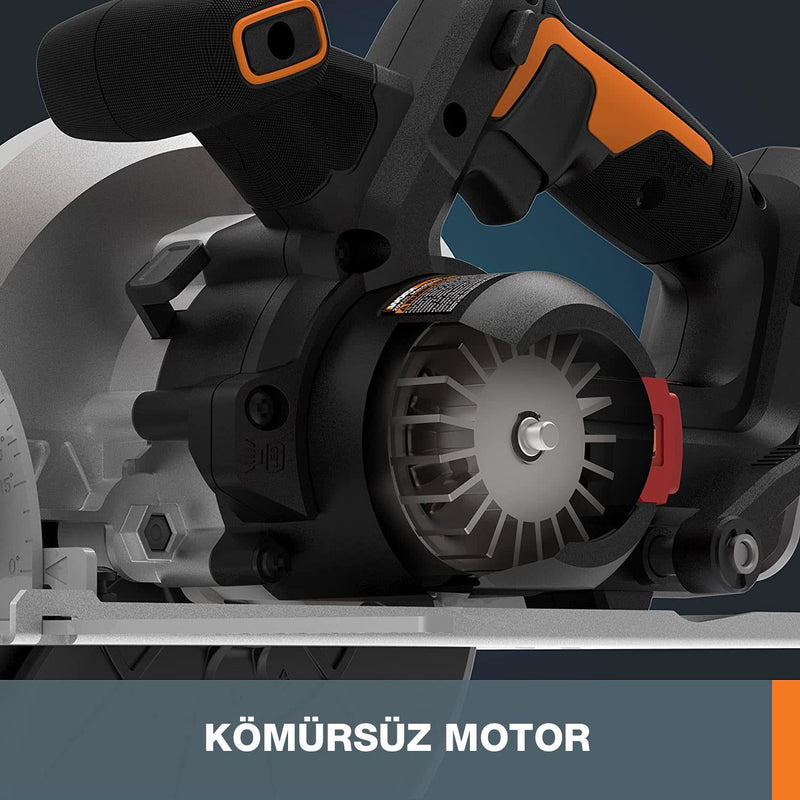 WORX WX520 20Volt 4.0Ah Li-ion Fırçasız Professional Dairəvi Testere