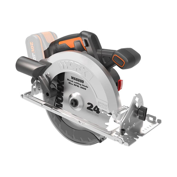 WORX WX520.9 20Volt 190mm Kömürsüz Profesyonel Şarjlı Daire Testere (Akü Dahil Değildir) - Onivias