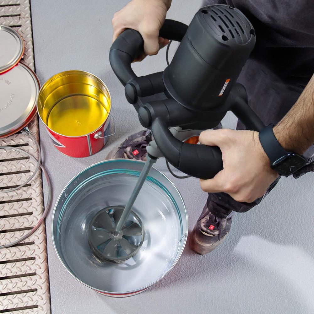 WORX WX598 1600Watt 160MM Profesyonel 2 Vitesli Devir Ayarlı Karıştırıcı - Onivias