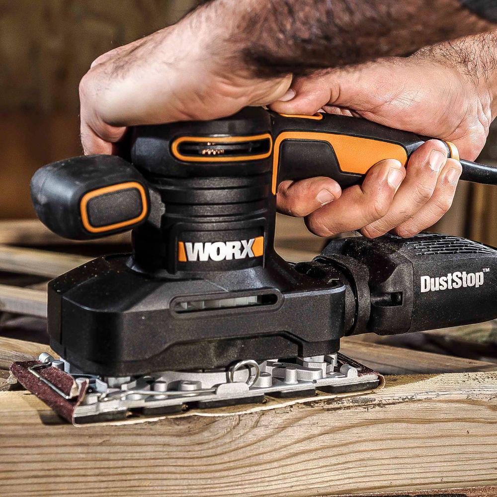 WORX WX641 250Watt Profesyonel Titreşimli Zımpara - Onivias