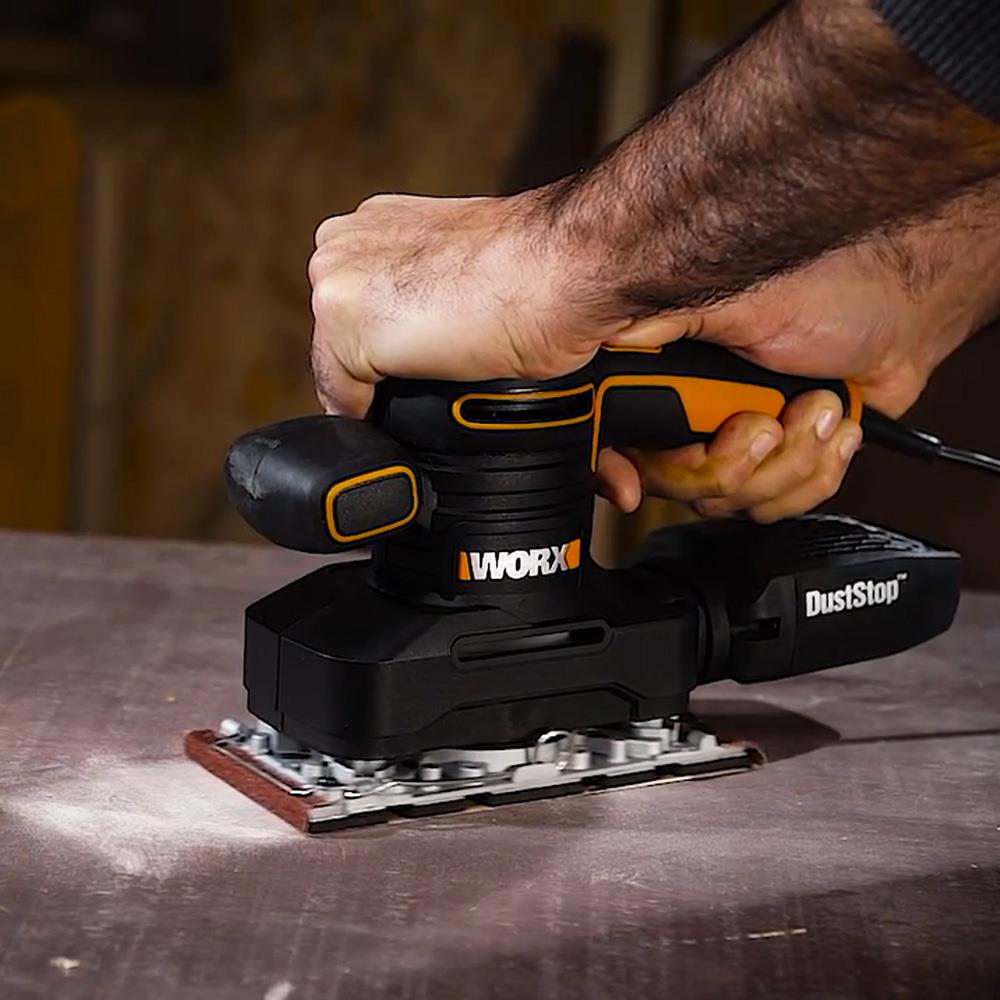 WORX WX641 250Watt Profesyonel Titreşimli Zımpara - Onivias