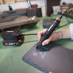 WORX WX739.9 MAKERX 20Volt Kömürsüz Profesyonel Gravür Makinesi + 19 Aksesuar (Akü Dahil Değildir) - Onivias