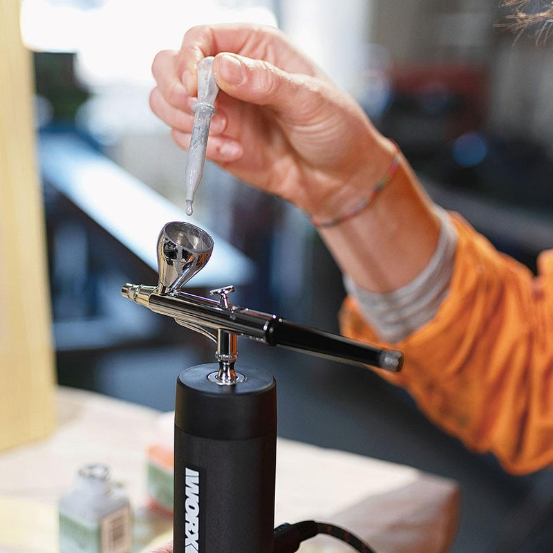 WORX WX742.9 MAKERX 20Volt Professional Mini Airbrush Sprey Tabancası (Batareya Daxil deyil)