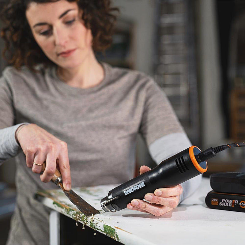 WORX WX743.9 MAKERX 20Volt Peşəkar İstilik Tabancası (Batareya Daxil deyil)