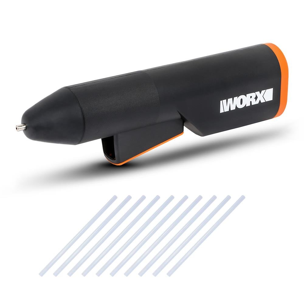 WORX WX746.9 MAKERX 20Volt Profesyonel Sıcak Mum Silikon Tabancası + 10 Silikon (Akü Dahil Değildir) - Onivias
