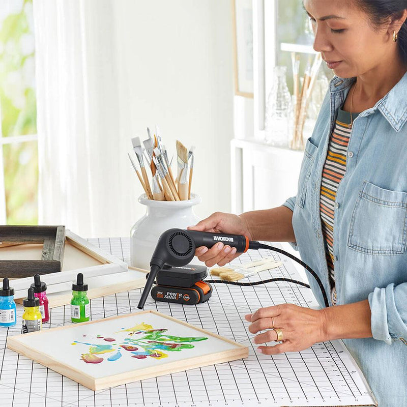 WORX WX747.9 MAKERX 20Volt Fırçasız Professional Mini Üfleyici (Batareya Daxil deyil)