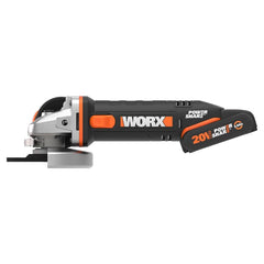 WORX WX800 20Volt 2.0 Ah. Li - ion Çift Akülü 115mm Profesyonel Şarjlı Avuç Taşlama - Onivias