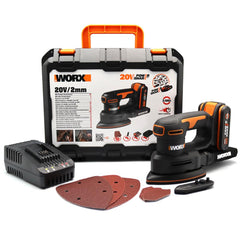 WORX WX822 20Volt 2.0Ah. Li - ion Şarjlı Profesyonel Üçgen Mouse Zımpara - Onivias
