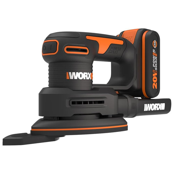 WORX WX822 20Volt 2.0Ah. Li - ion Şarjlı Profesyonel Üçgen Mouse Zımpara - Onivias