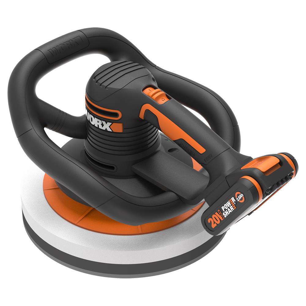 WORX WX856 20Volt 2.0Ah. Li - ion 254MM Şarjlı Orbital Polisaj Makinesi - Onivias