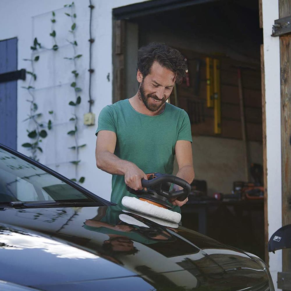 WORX WX856 20Volt 2.0Ah. Li - ion 254MM Şarjlı Orbital Polisaj Makinesi - Onivias