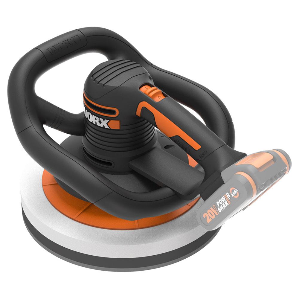 WORX WX856.9 20Volt 254MM Şarjlı Orbital Polisaj Makinesi (Akü Dahil Değildir) - Onivias